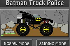 Batman Truck Police - Jigsaw Game Batman Truck Police - Jigsaw Game