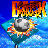 back street soccer game